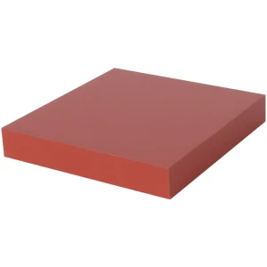 Полка мебельная Spaceo прямая 23x23.5x3.8 см МДФ цвет красный 81898798 STLM-2139521