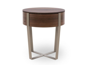 Круглая тумбочка с ящиками