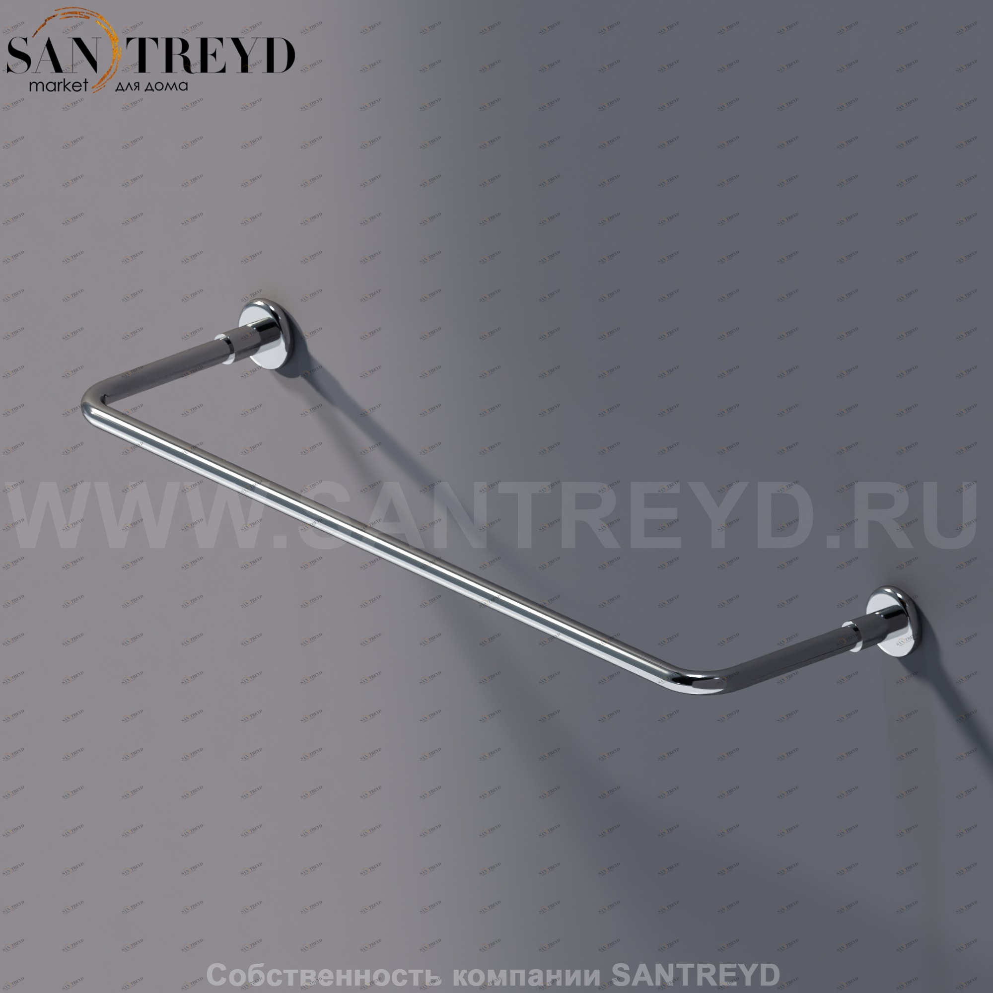 Agape O Полотенцедержатель 33 см хромированный AFER0857A Аксессуары O