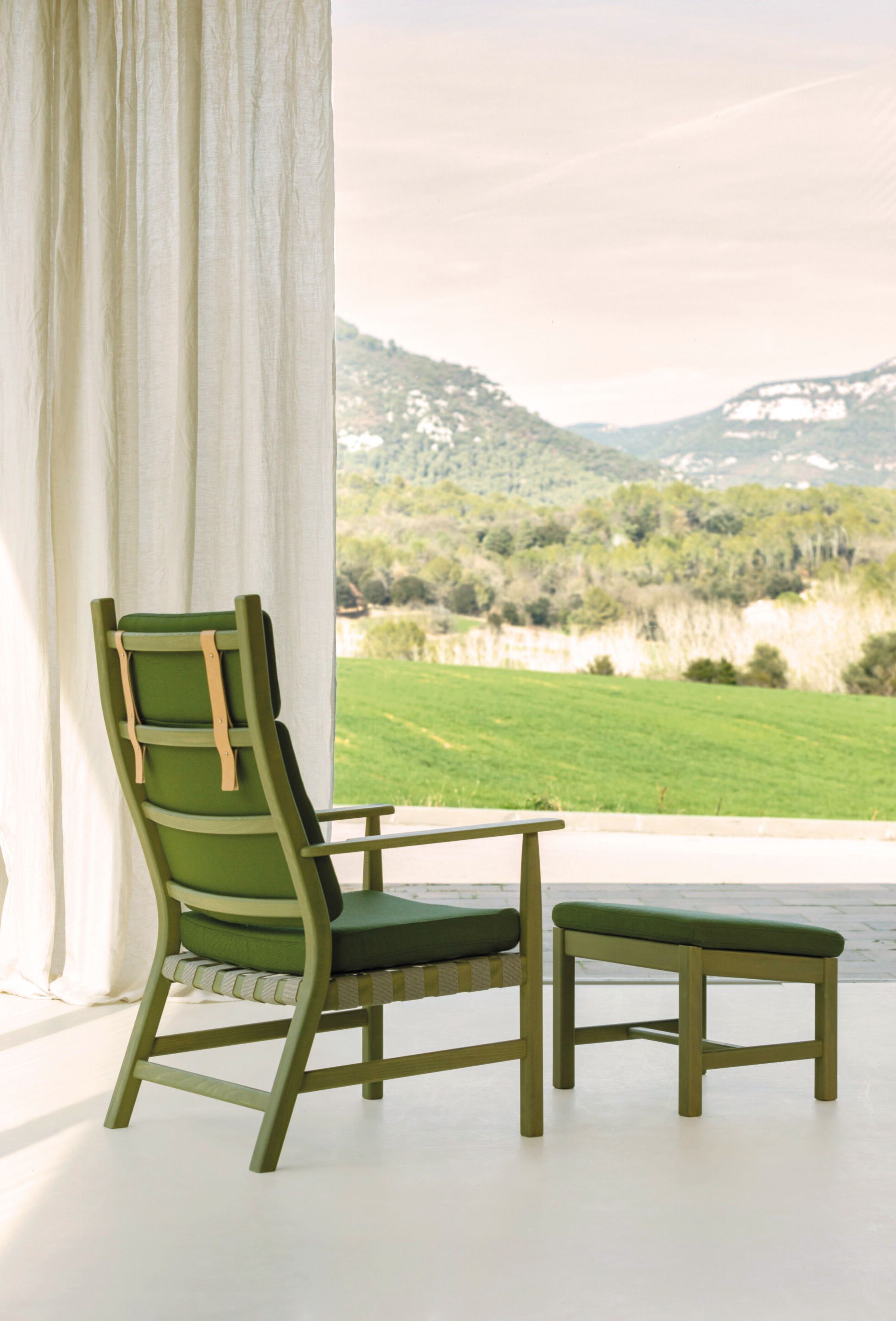 Кресло из бука с подлокотниками Vergés Mediterránea ARCH-00053857 - Вид №5