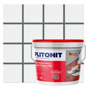 PLITONIT Colorit EasyFill — эпоксидная затирка титанового цвета 2 кг 84815536