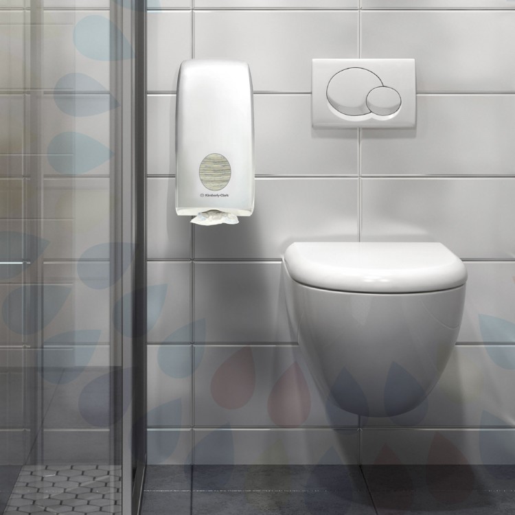 8408 Kimberly Clark Туалетная бумага листовая Kimberly-Clark Ultra 8408 2-слойная 36 пачек по 200 листов  - Вид №1