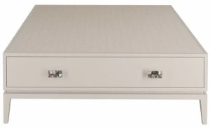 FRATO Низкий лакированный деревянный журнальный столик с вещевым ящиком  Ffu080007aag