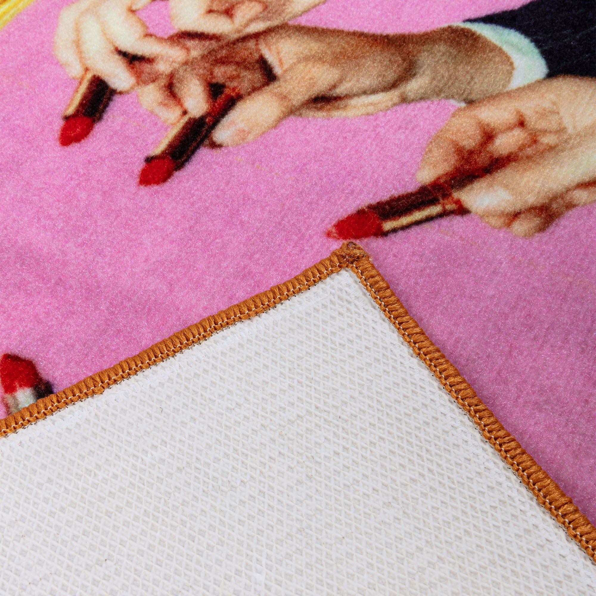 Полиэстер прямоугольный коврик для ванной Seletti Seletti wears Toiletpaper ARCH-00011370 - Вид №2