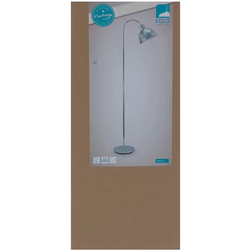 Торшер Eglo «Boleoigh» 1xE27x60 Вт, цвет серебристый STLM-2120850 - Вид №3
