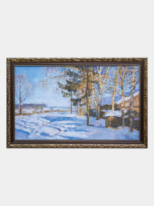 90400718 Картина в раме "К весне", С.Ю. Жуковский. 30х50 см STLM-0215015 АГНИ