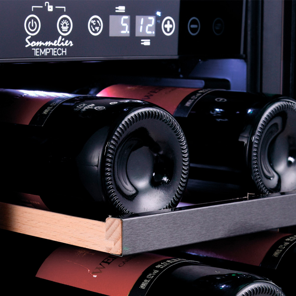 9173359 Винный шкаф Temptech SOMX30DRB-24 черный STDN-0105355 - Вид №3