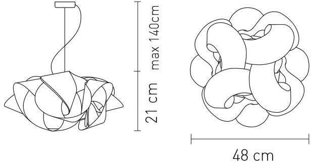 Slamp Подвесной светильник из лентифлекс® Fabula sun-id-1494546 - Вид №2