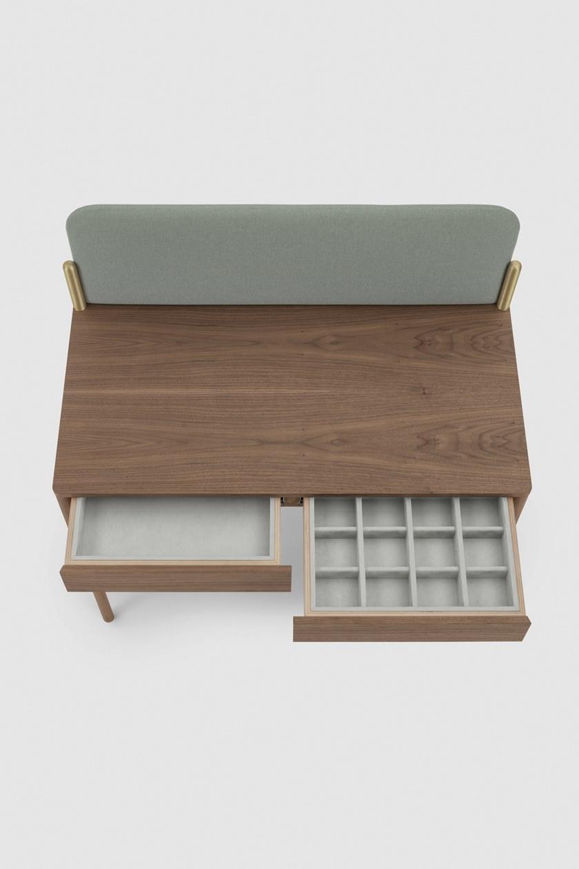 Bolzan Letti Стол из орехового дерева с ящиками Flag sun-id-1412033 - Вид №6