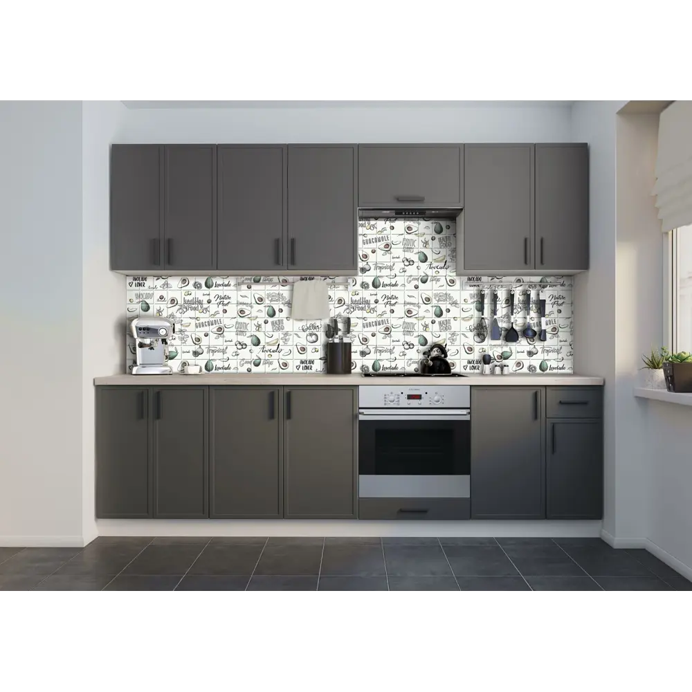 Листовая панель ПВХ Фуэрте белый макси 960x480x3 мм 0.47 м² 86273187 STLM-2184545 Santreyd  - Вид №4