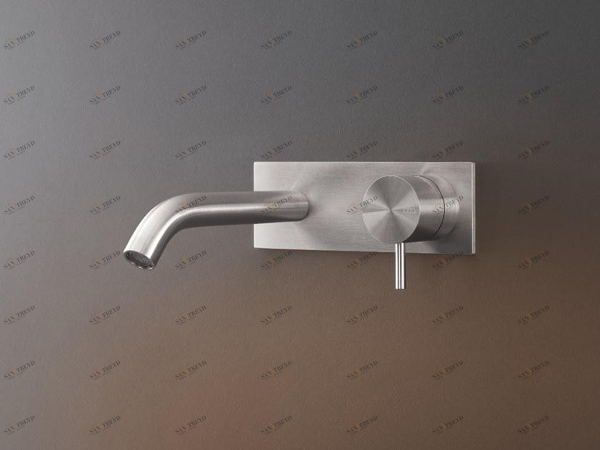 Ceadesign Смеситель для умывальника из нержавеющей стали настенный с тарелкой Milo360 Mil 140