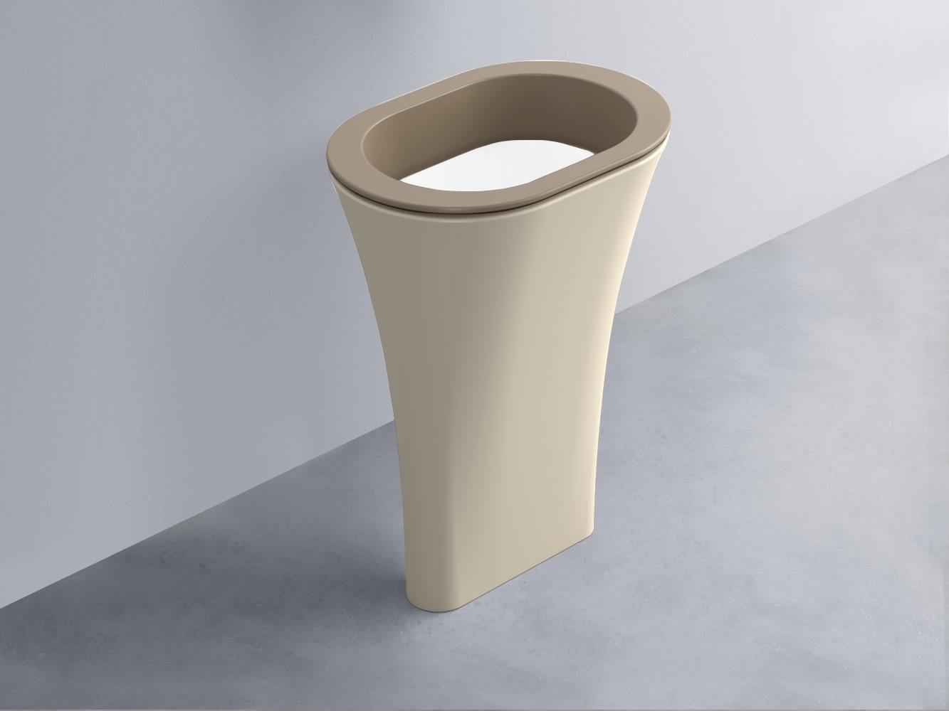 AMLA65-AN+AMPILO-BL+AMCOLO-LN Раковина Amedeo Ovale отдельностоящая cielo Enjoy + Amedeo Ceramica Cielo