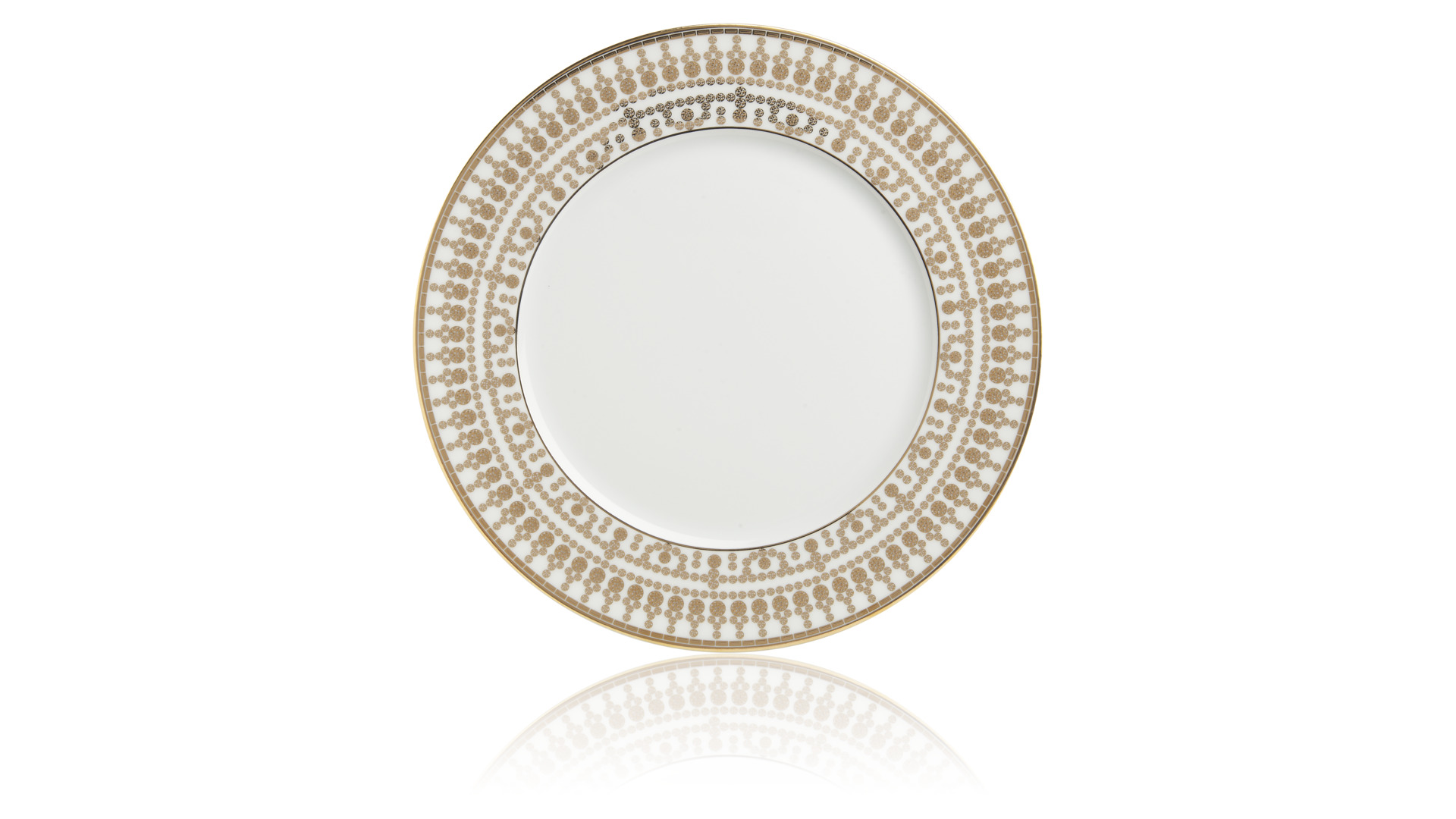 10615817 Haviland Сервиз столовый 6/34 "Тиара" (белый, золотой декор) Фарфор  - Вид №3