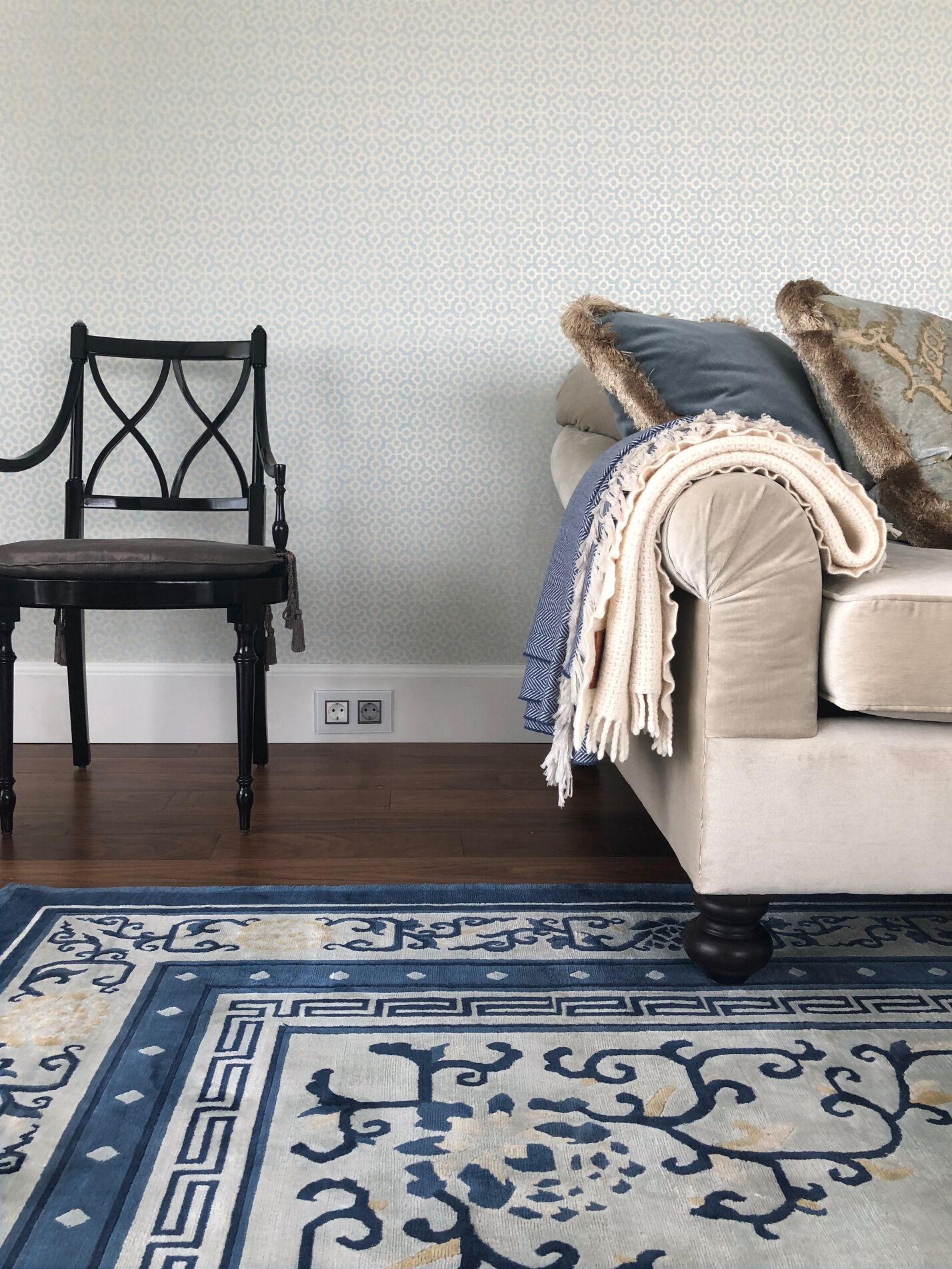 Прямоугольный ковер ручной работы Tapis Rouge Chinoiserie ARCH-00040438