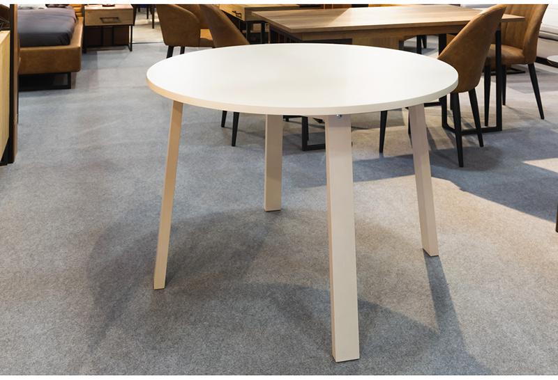 1359 Стол обеденный Сканди Жемчужно-белый R-HOME 40034521h_Жемчуг - Вид №1