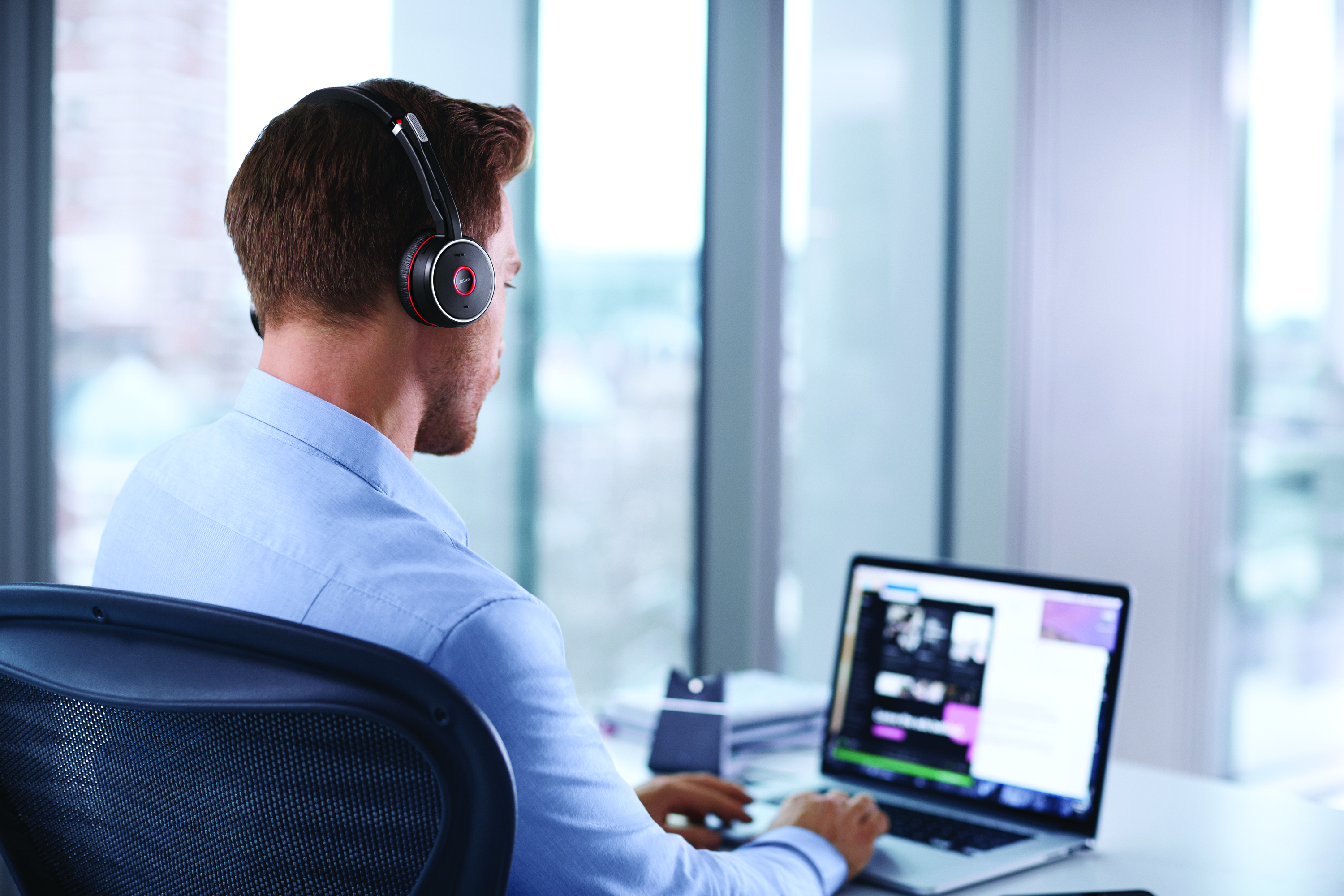 7599-832-109 evolve 75 stereo ms incl. link 370 Jabra Santreyd  - Вид №17