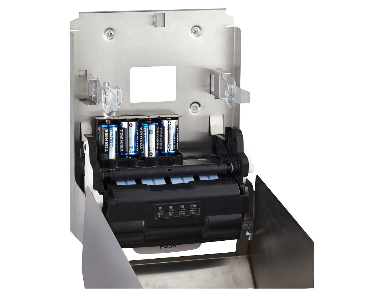 CSM573 STELLA Anti-FingerPrint AUTOMATIC MAXI автоматический бесконтактный диспенсер для бумажных полотенец в рулонах, матовая сталь с покрытием AFP Merida  - Вид №3