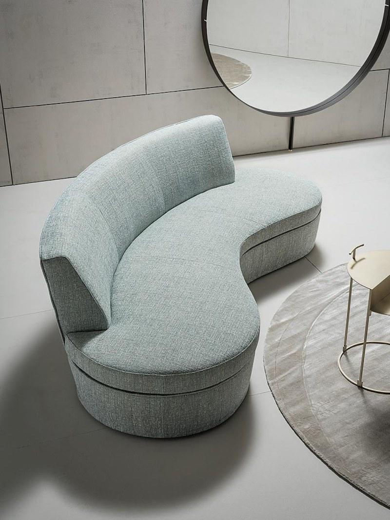 Casamilano Изогнутый диван со съемным чехлом из ткани sun-id-1435495 - Вид №1