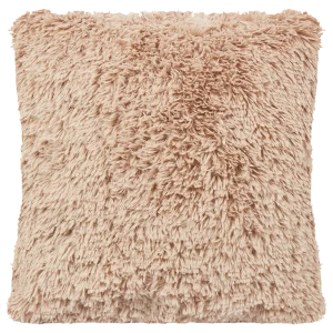 Подушка Искусственный мех 40x40 см цвет серо-коричневый 82745296 STLM-2037402