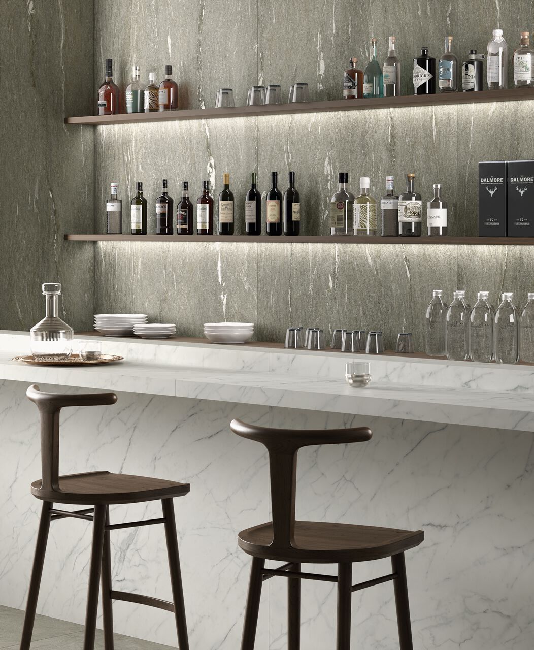 Пол / облицовка керамогранита с эффектом камня CERAMICA FONDOVALLE Alpine ARCH-00027813 - Вид №1