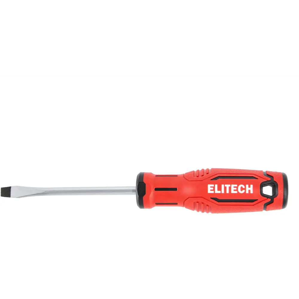 Отвертка прямая Elitech 211105 SL6x100 мм с магнитным наконечником 89407134 STLM-1575369 - Вид №1