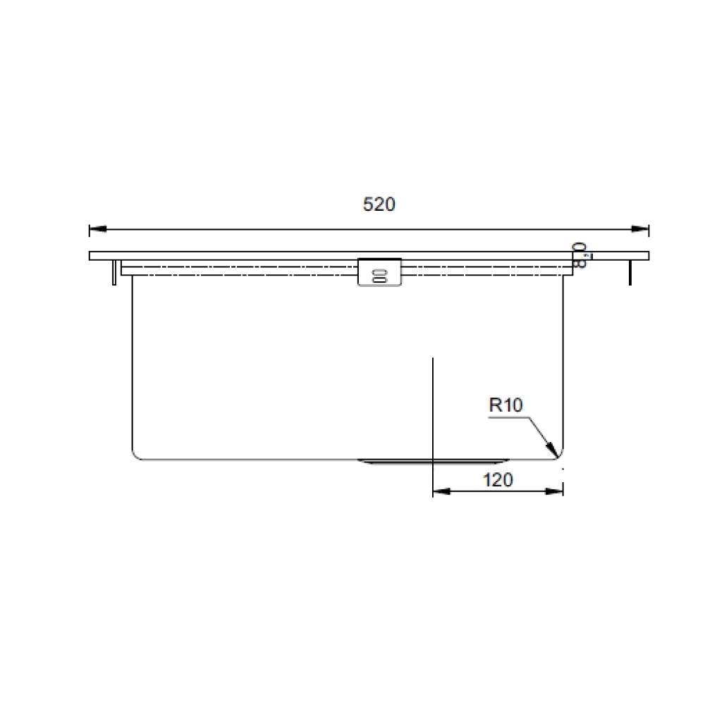 Кухонные мойки Eco Marino SMB-7852RSK.B(вентиль-автомат) SEAMAN SMB-7852K - Вид №3