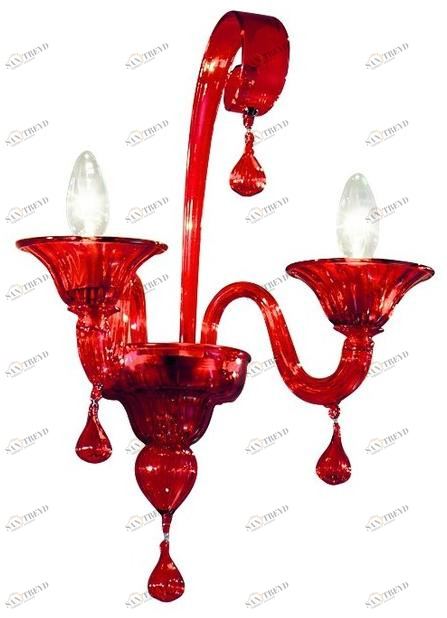 Rossini Illuminazione Настенный светильник из дутого стекла Caroline A.1032-2