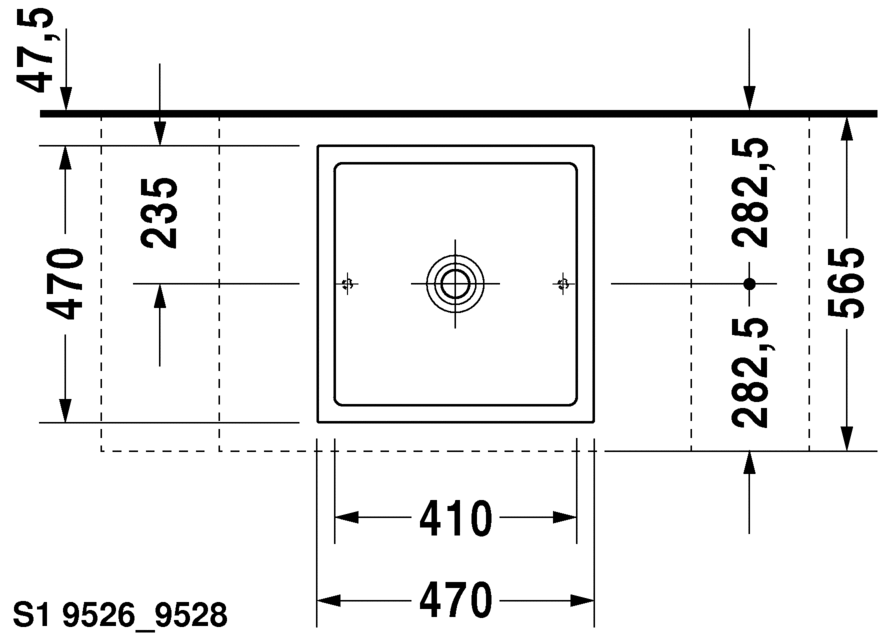 0387470028 Подвесная раковина настенная овальная Duravit Starck 1 - Вид №6