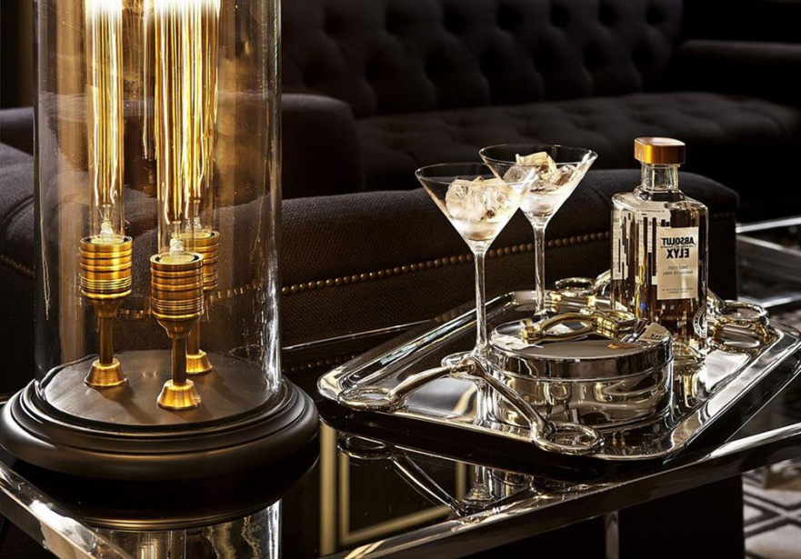 Настольная лампа Newbury от Eichholtz 108579 EICHHOLTZ ИНТЕРЬЕРНЫЕ 061715 Бронза;прозрачный  - Вид №8