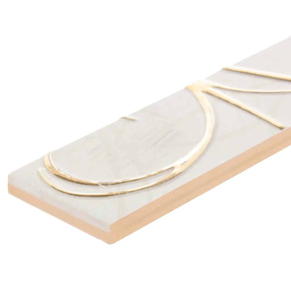 Бордюр настенный Нефрит-Керамика Милан 5х60 см цвет бежевый STLM-2030491 - Вид №1