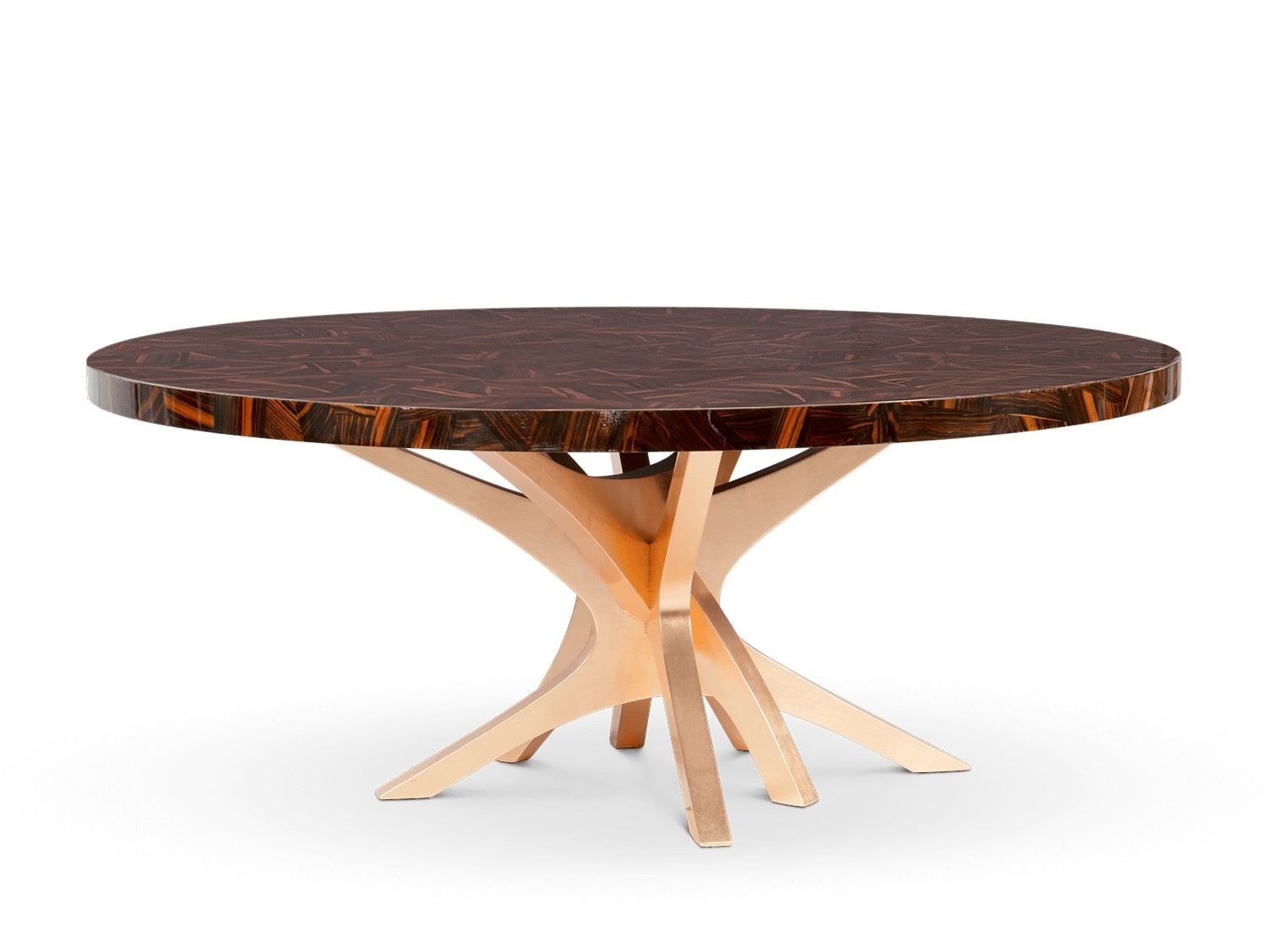 Круглый деревянный стол для гостиной Boca do Lobo PATCH ARCH-00151737 - Вид №1