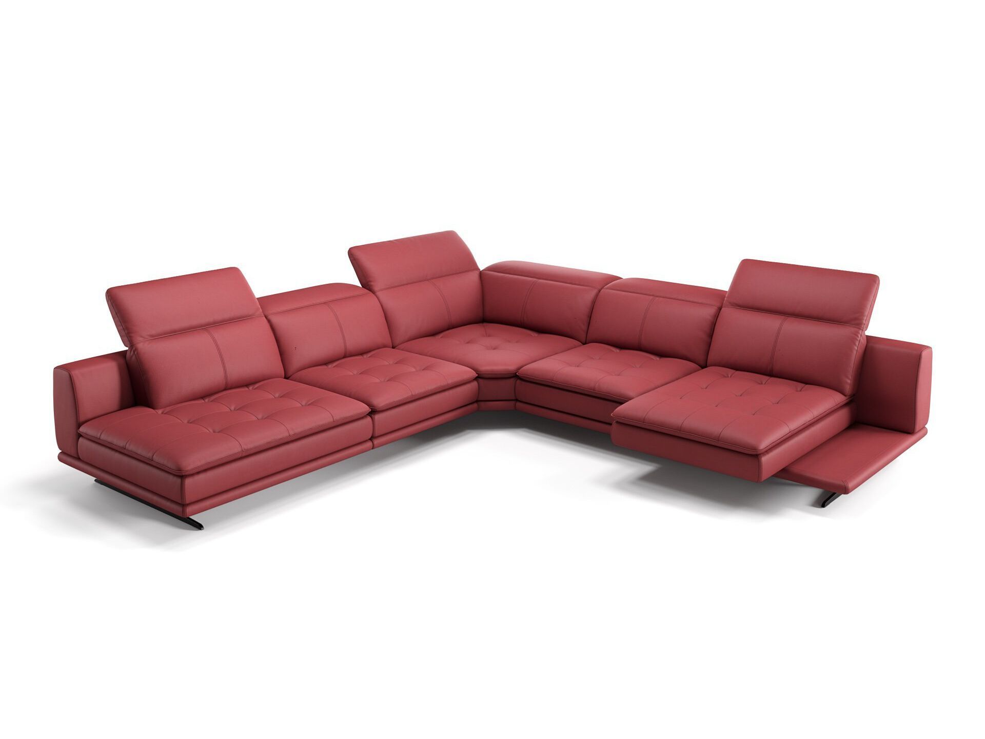 Кожаный угловой диван Sofanella Ницца ARCH-00044465 - Вид №1