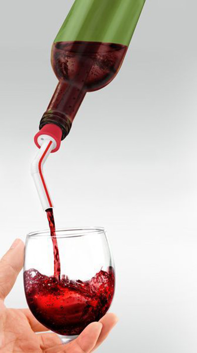 Дозатор для вина 10 см красный Bendy FRED&FRIENDS ДИЗАЙНЕРСКИЕ 00-3871432 Красный  - Вид №8