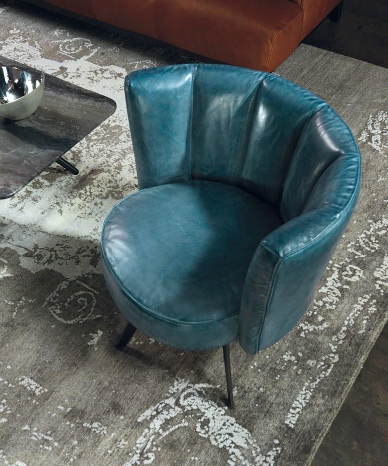 Borzalino Мягкое кожаное кресло Diva sun-id-1513565 - Вид №3