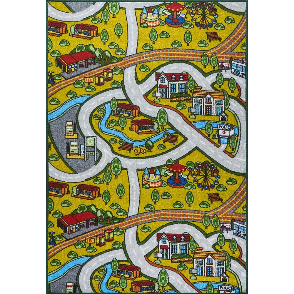 Ковер нейлон двусторонний  132890/128368 100х150 см CTIM STLM-2028186 - Вид №5