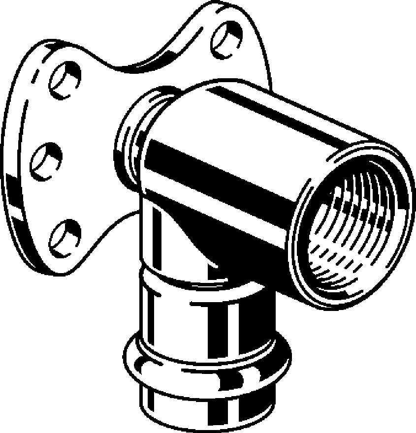 Viega Водорозетка Sanpress Inox 2325.5 (437244) 437 244 - Вид №1