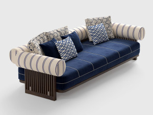 2-местный тканевый садовый диван