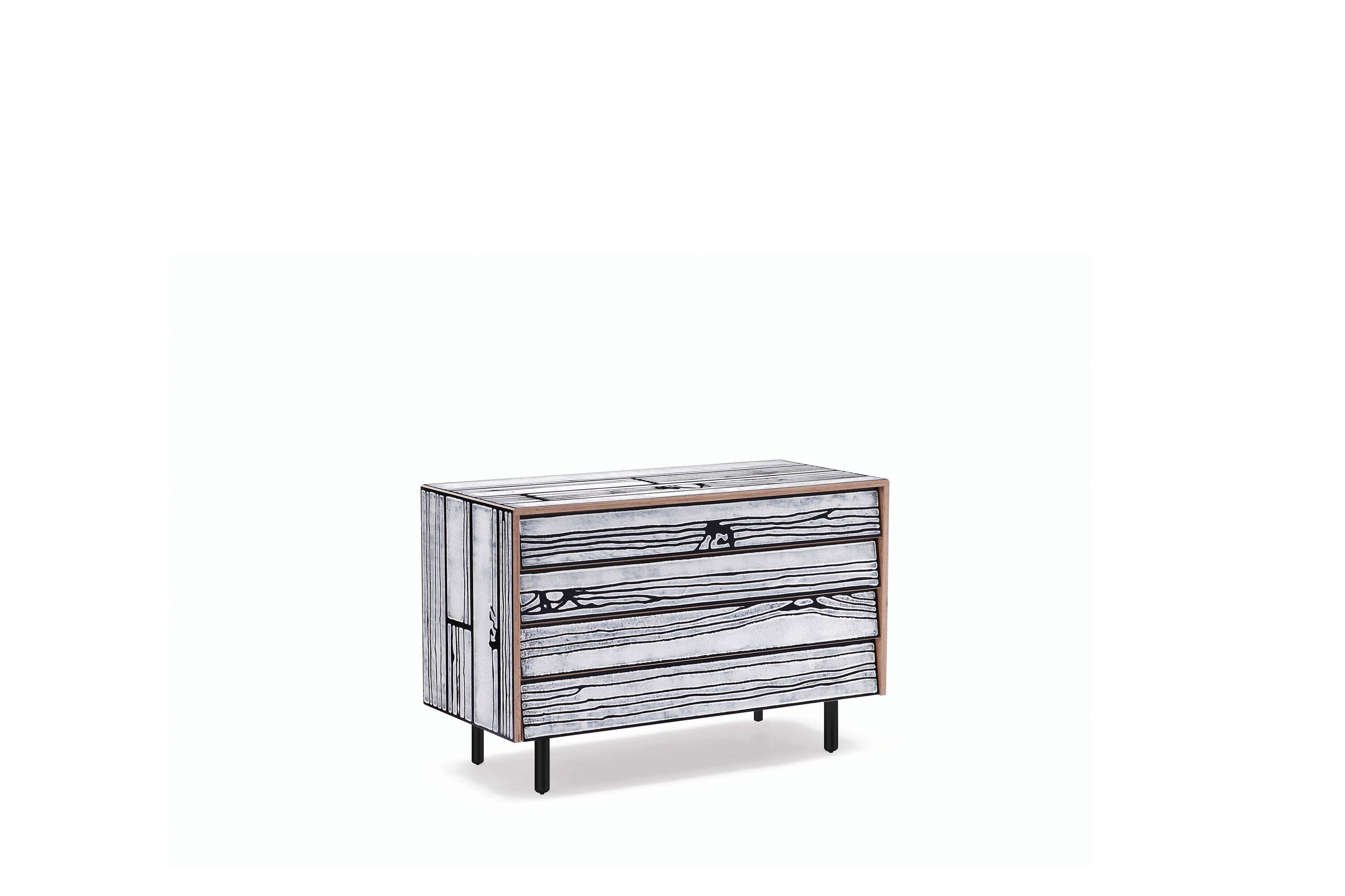 Прямоугольная фанерная тумбочка с ящиками Established&Sons Wrongwoods ARCH-00111556 - Вид №1