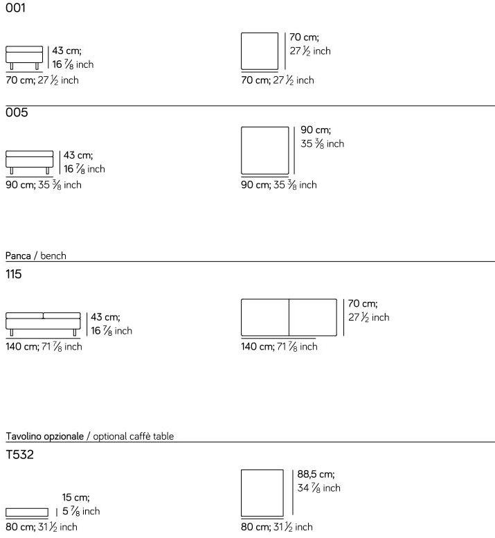 AMURA 3-х местный кожаный диван Tau Am006.296 - Вид №11
