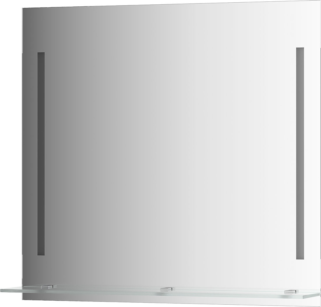 BY 2164 Зеркало с полочкой 80 cm с 2-мя встроенными LED-светильниками 11 W EVOFORM Ledline-S