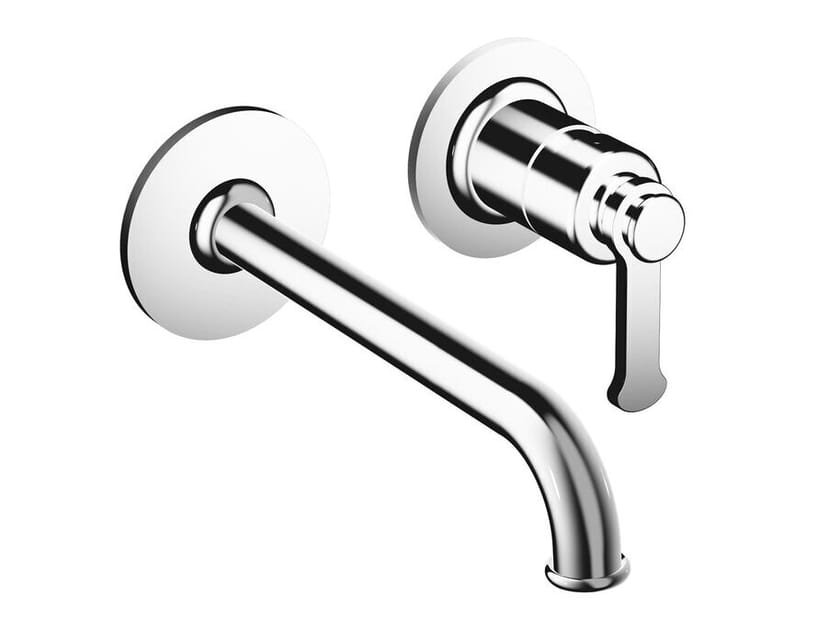 Настенный смеситель для раковины с 2 отверстиями без слива CRISTINA Rubinetterie Маяк ARCH-00042186