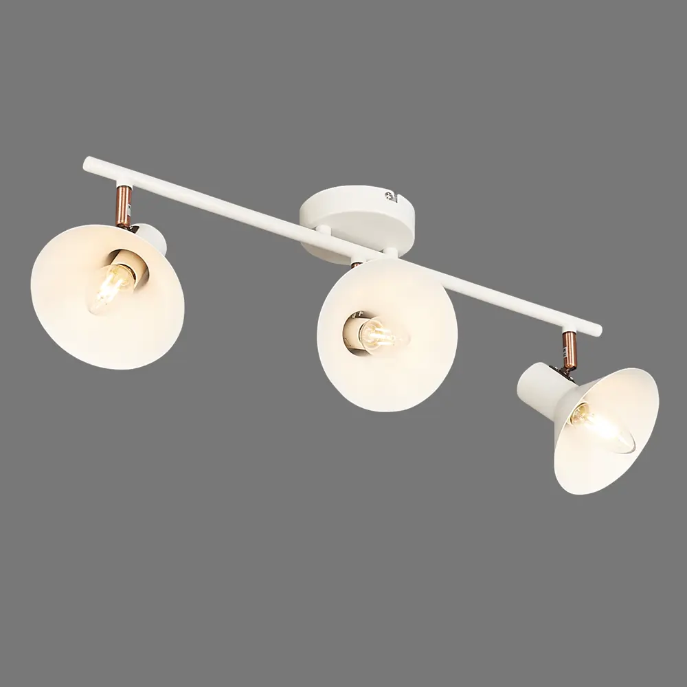 Спот поворотный Crater L1166-3, 3 лампы, 9 м², цвет белый LAMPLANDIA STLM-2180087 - Вид №3