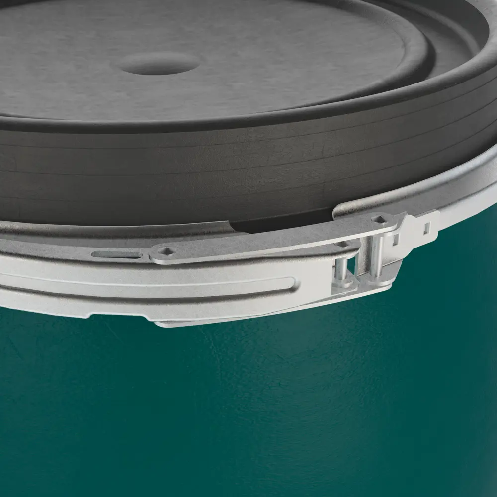 Бочка BEGINIA 48 л зеленая пластиковая с крышкой 89403519 STLM-1572488 - Вид №2