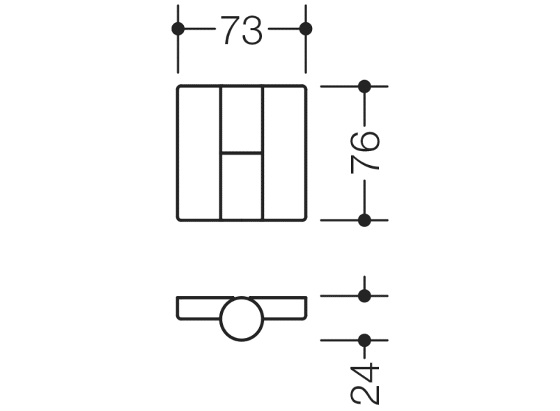 B9505B.75LF навинчивающийся ремешок (пружинный ремешок) HEWI Türzubehör  - Вид №6