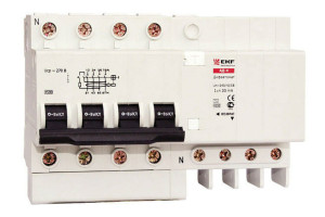 15476001 Дифавтомат АД-4 4п C 16A 30mA AC 4.5kA EKF DA4-16-30 ЭКФ