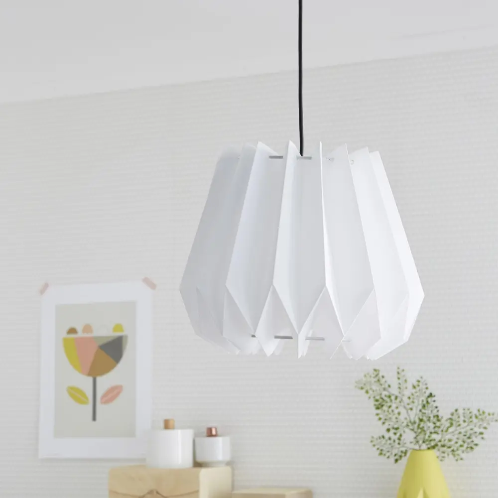 Абажур Yucca 1xЕ27x60 Вт, пластик, цвет белый 18564197 STLM-2070850 INSPIRE  - Вид №3
