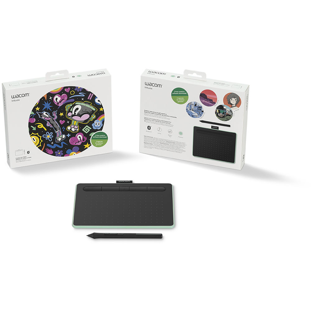CTL-4100WLE-N Intuos s bluetooth pistachio Wacom Santreyd  - Вид №6