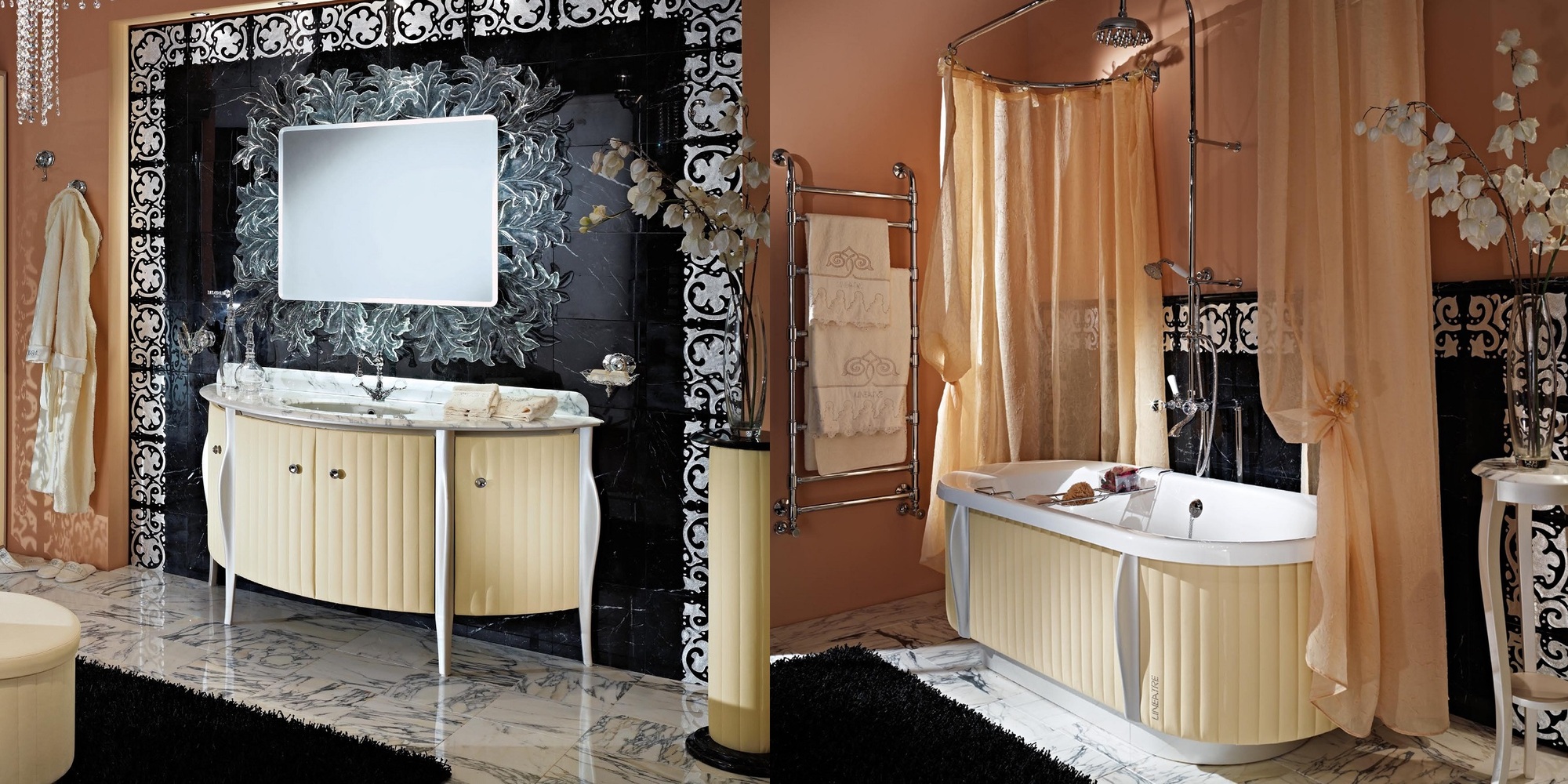 Полотенцесушитель электрический 90443 LINEATRE Scalda asciugaman - Вид №1