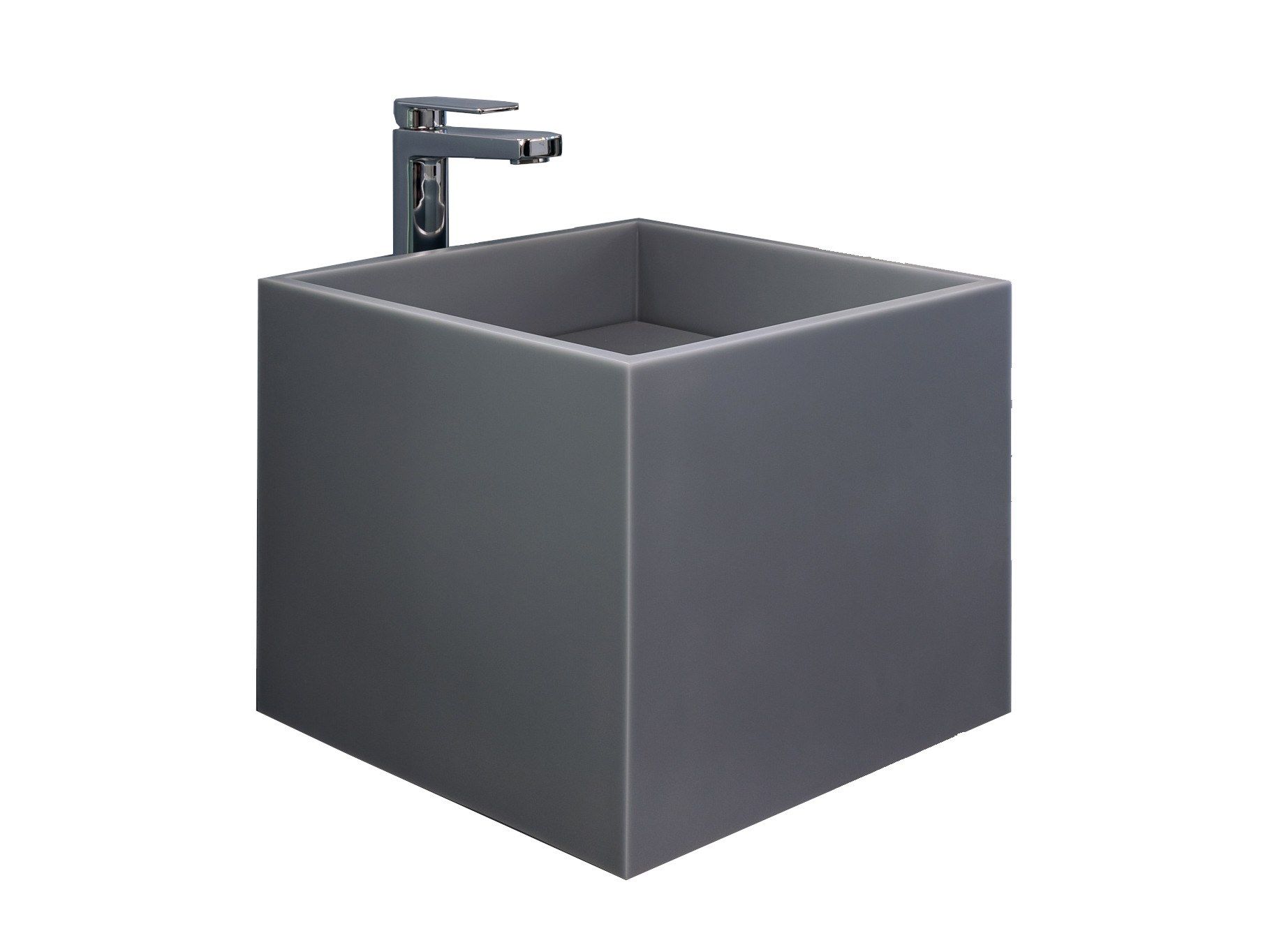 Квадратный подвесной умывальник из смолы Vallvé WALL ARCH-00143071