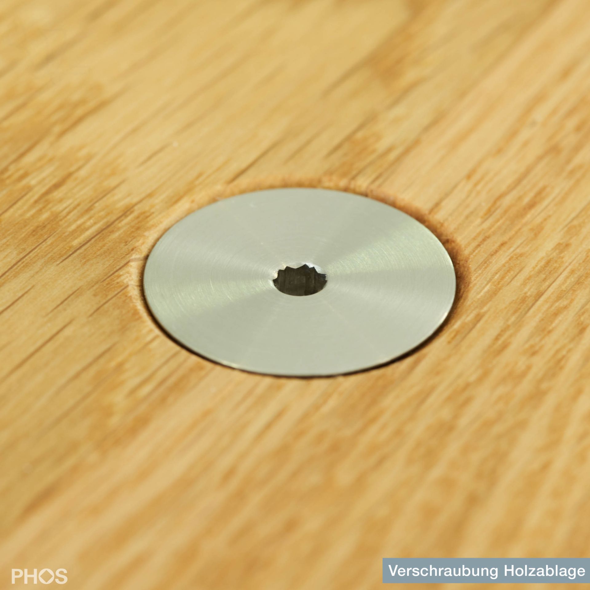 G4-1200-Eiche Вешалка настенная, широкая, с полкой из дуба, ширина 120 см PHOS  - Вид №2